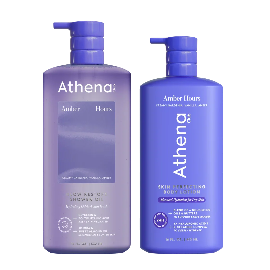 Shower Oil & Lotion Duo - Travel Edit Amber Hours / Amber Hours