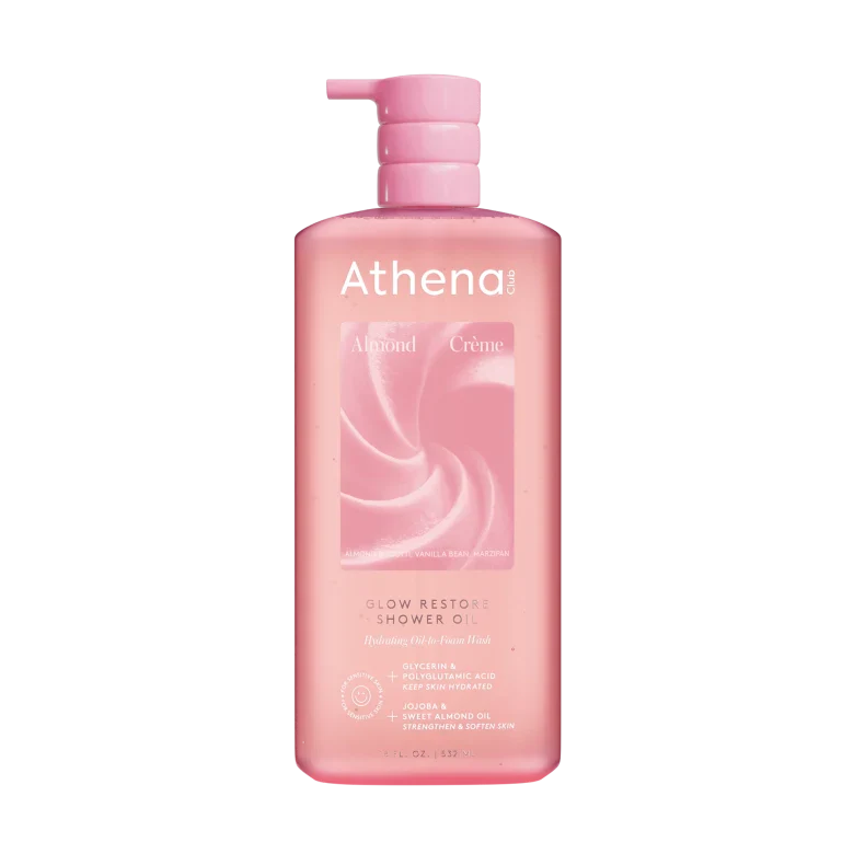 Glow Restore Shower Oil - Clean Finish Almond Crème