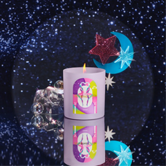 Cosmic Light Candle - Soft Glow